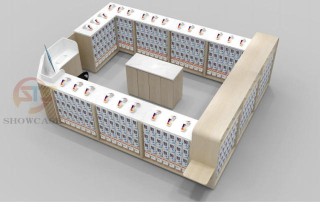 European Luxury Mobile Phone Accessories Kiosk | Custom Experience & Checkout Integrated Kiosk,Bestyledisplay,European Luxury Mobile Phone Accessories Kiosk | Custom Experience & Checkout Integrated Kiosk