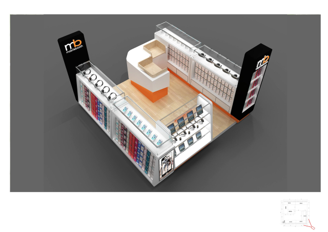 Modern Open-Design Cellphone Kiosk | Mobile Accessories & Devices Retail Booth,Bestyledisplay,Modern Open-Design Cellphone Kiosk | Mobile Accessories & Devices Retail Booth