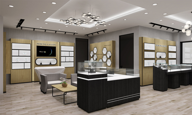 Premium Jewelry Showroom Design, Custom Luxury Jewelry Display Counters for Sale,Bestyledisplay,Premium Jewelry Showroom Design, Custom Luxury Jewelry Display Counters for Sale