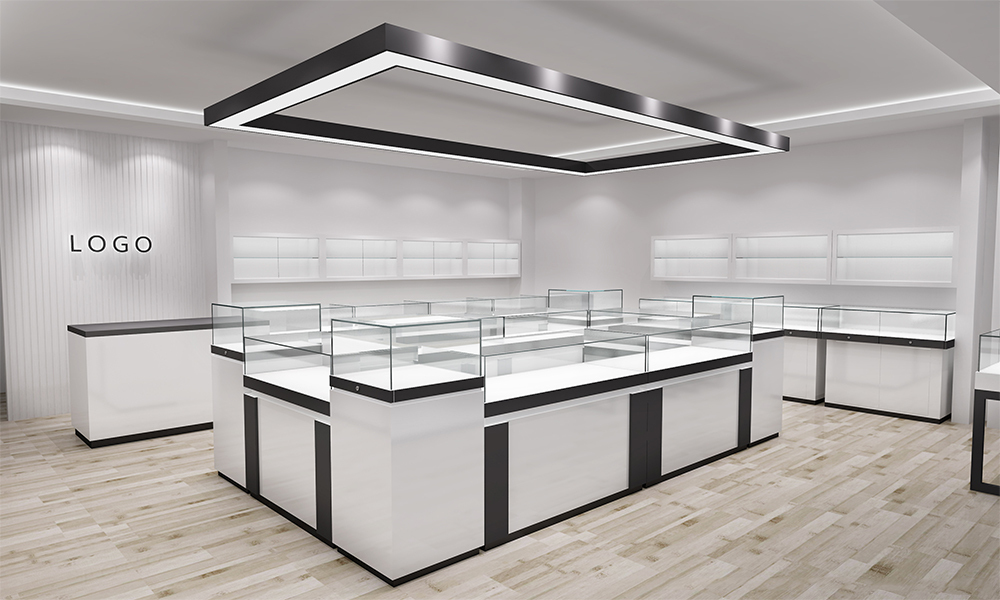 Modern Minimalist Jewelry Store Design, Custom Display Showcase & Retail Solutions,Bestyledisplay,Modern Minimalist Jewelry Store Design, Custom Display Showcase & Retail Solutions