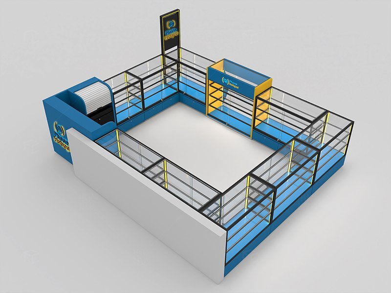Custom Metal Ultra-white Tempered Glass Mobile Phone Accessories Kiosk | Shopping Mall Glass Display Kiosk,Bestyledisplay,Custom Metal Ultra-white Tempered Glass Mobile Phone Accessories Kiosk | Shopping Mall Glass Display Kiosk