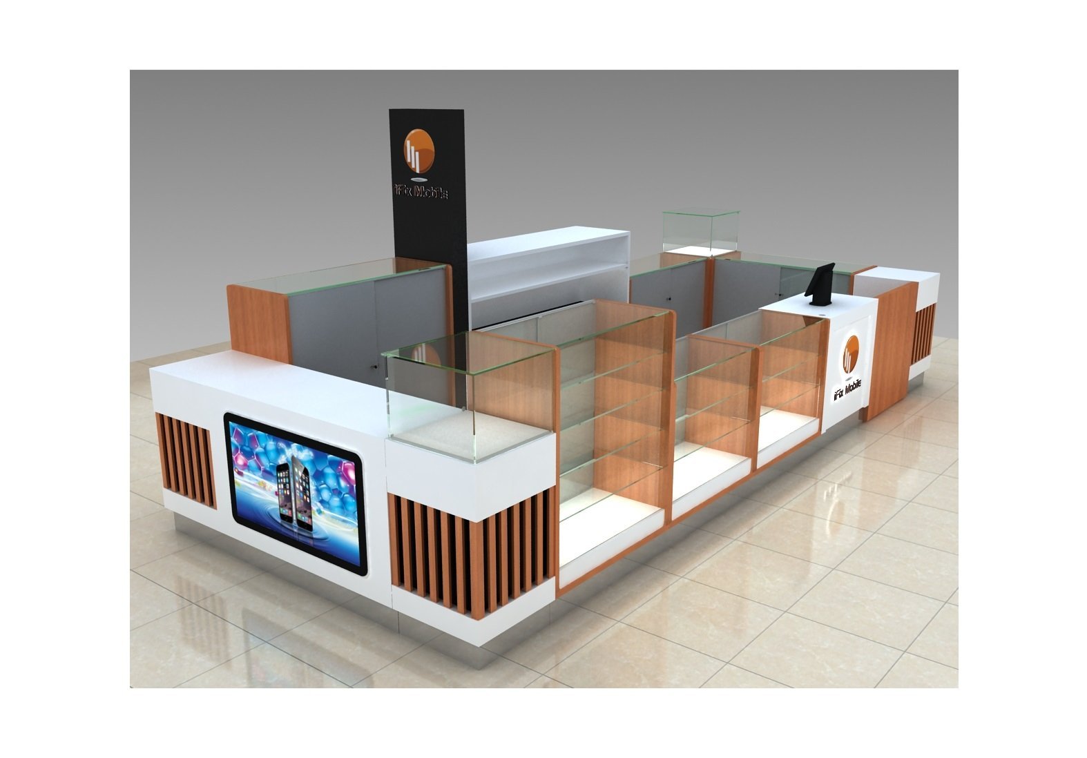 Mobile Phone Repair Kiosk & Phone Accessories Display Counter | Custom Retail Kiosk Manufacturer,Bestyledisplay,Mobile Phone Repair Kiosk & Phone Accessories Display Counter | Custom Retail Kiosk Manufacturer