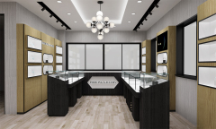 Modern Tempered‑Glass Jewellery Showcases, Custom Wooden Display Furniture for Retail Boutique,Bestyledisplay,Modern Tempered‑Glass Jewellery Showcases, Custom Wooden Display Furniture for Retail Boutique
