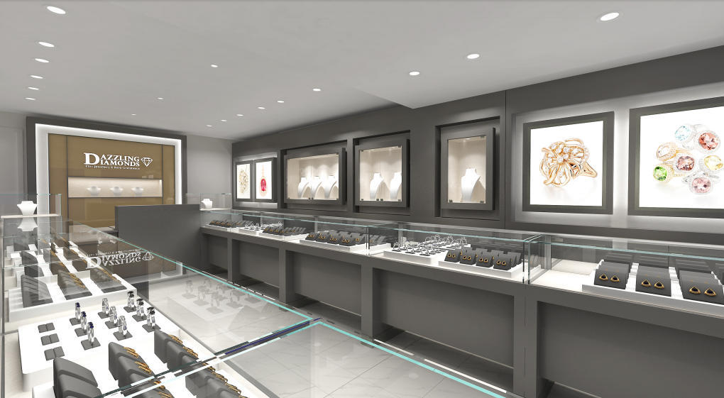 High‑End Retail Jewelry Shop Interior Fixtures,Custom Diamond Gemstone Jewellery Showcases for Sale,Bestyledisplay,High‑End Retail Jewelry Shop Interior Fixtures,Custom Diamond Gemstone Jewellery Showcases for Sale