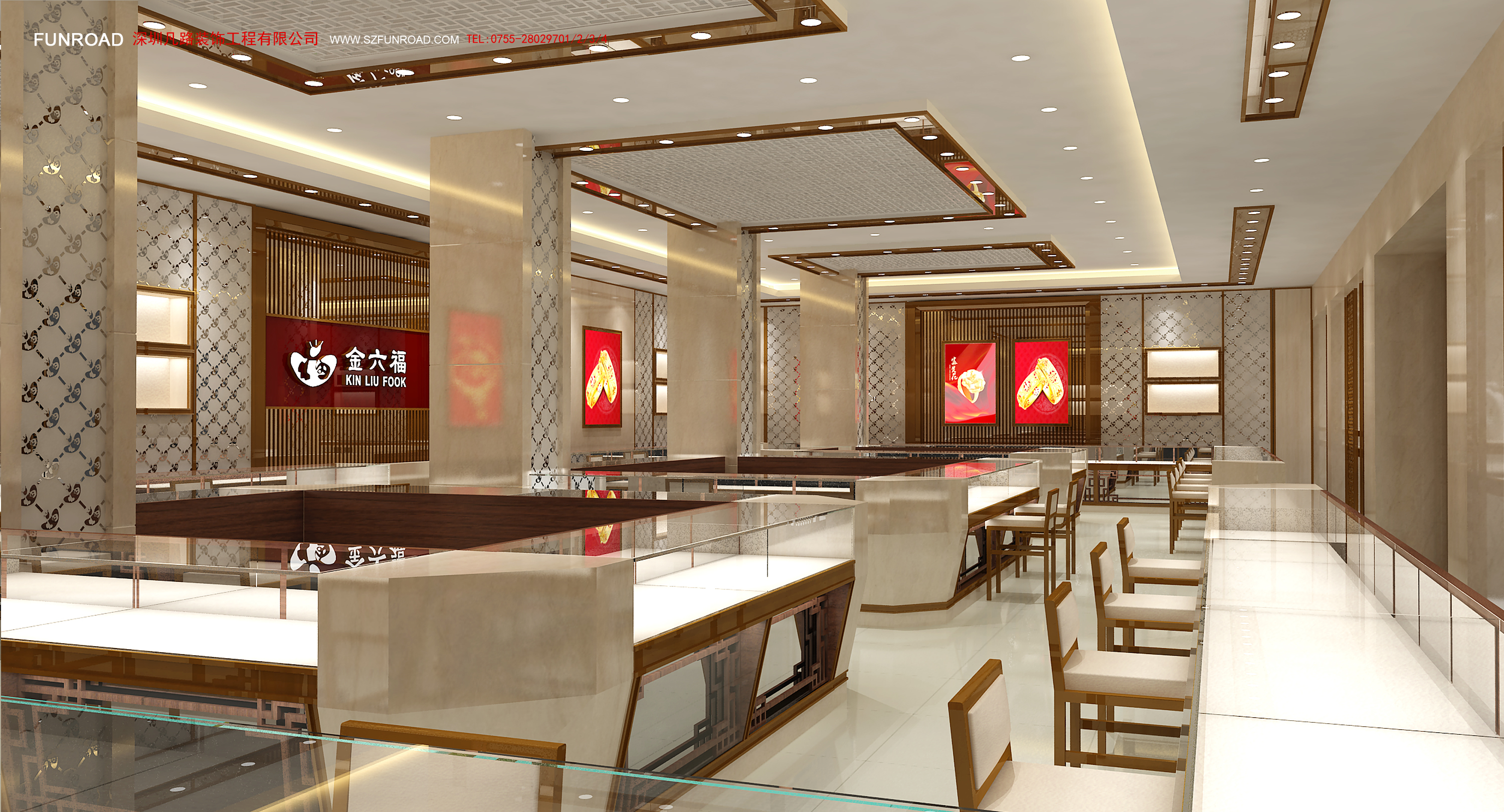 Custom‑Designed Luxury Traditional‑style Gold Jewellery Display Cabinets Retail Store Interior Solution,Bestyledisplay,Custom‑Designed Luxury Traditional‑style Gold Jewellery Display Cabinets Retail Store Interior Solution
