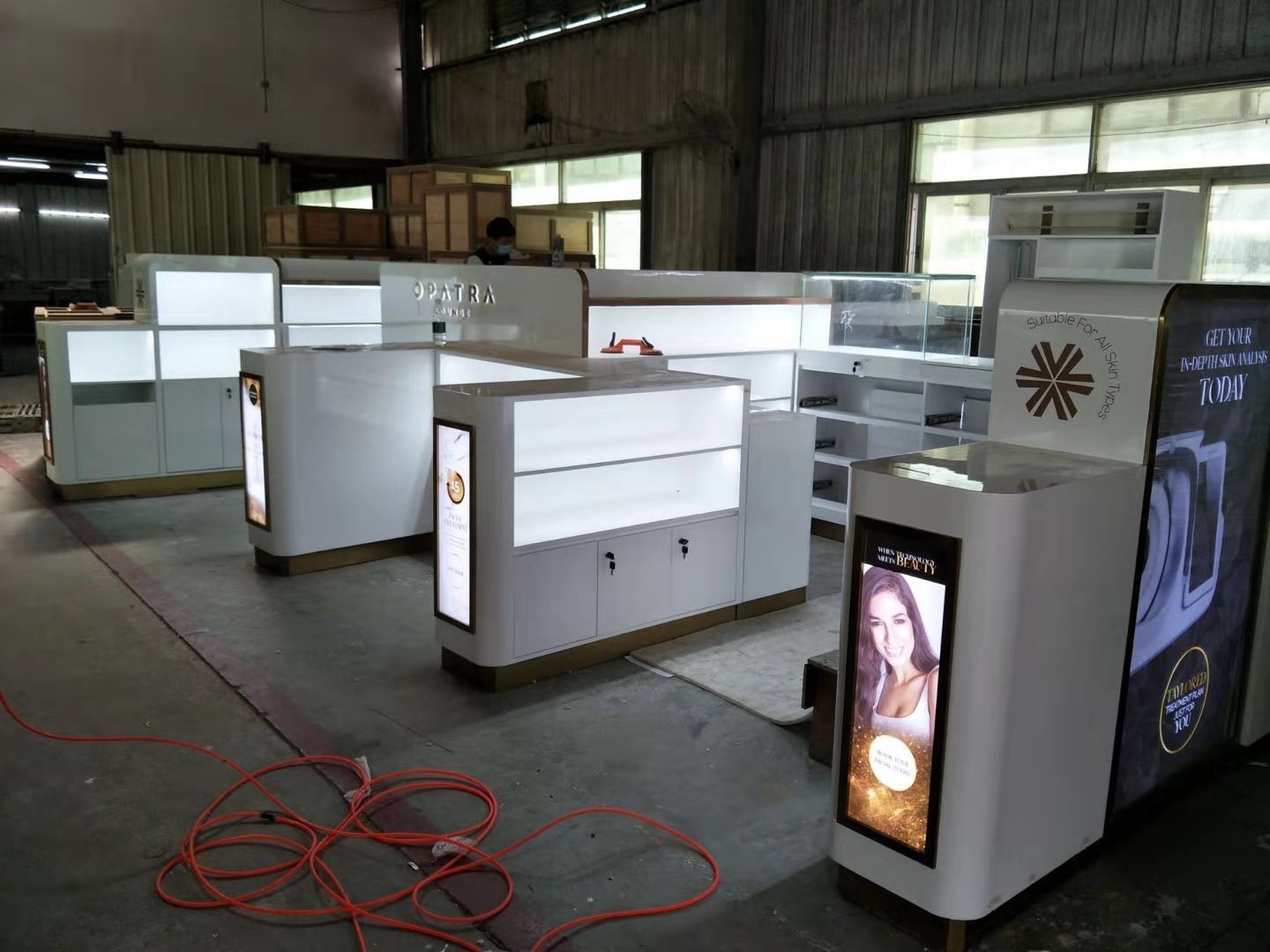 Premium Mall Cosmetics Kiosk Custom Luxury Beauty Kiosk for Makeup Store Solutions,Bestyledisplay,Premium Mall Cosmetics Kiosk Custom Luxury Beauty Kiosk for Makeup Store Solutions
