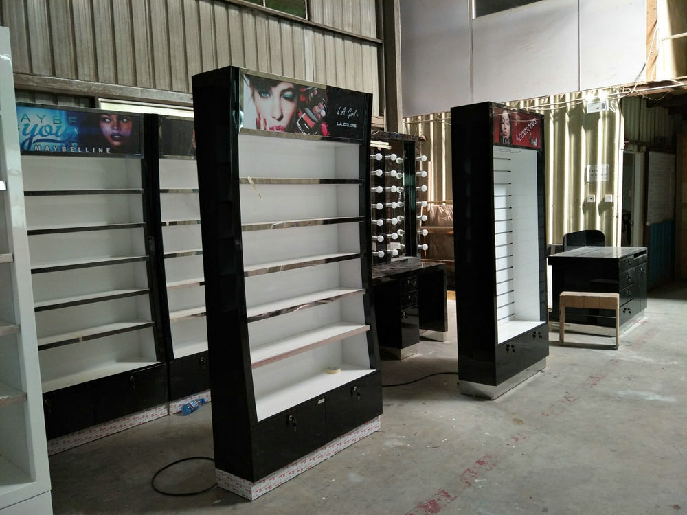 Modern Cosmetic Store Display Fixtures with Wall Display Cabinets for Whole Makeup Store Solutions,Bestyledisplay,Modern Cosmetic Store Display Fixtures with Wall Display Cabinets for Whole Makeup Store Solutions