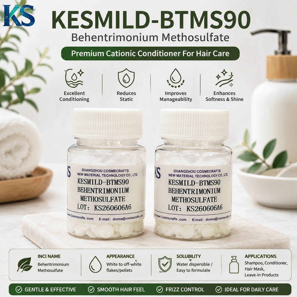 Behentrimonium Methosulfate Hair Conditioner,MY SHOP,Behentrimonium Methosulfate Hair Conditioner