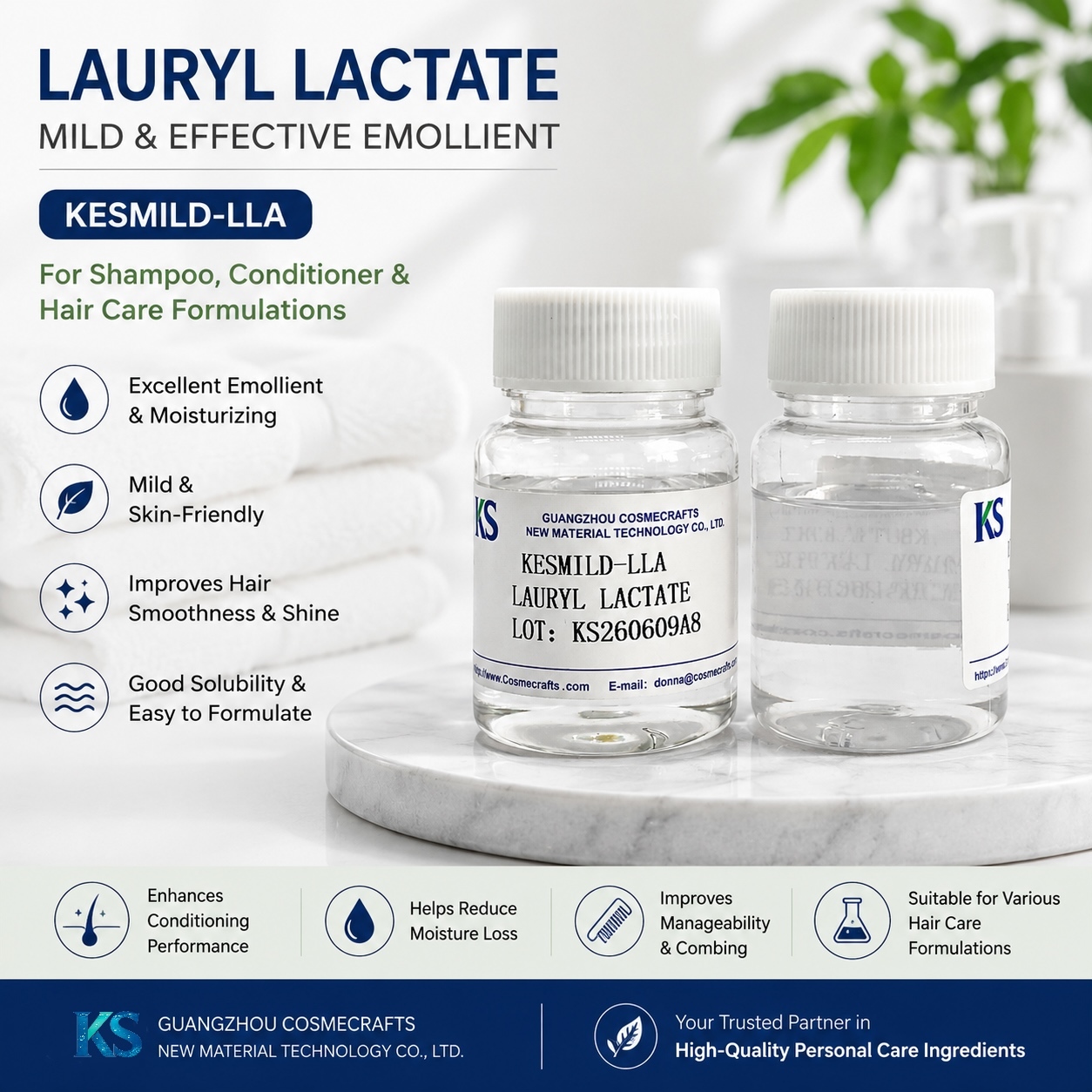 Lauryl Lactate Hair Emollient Solubilizer,MY SHOP,Lauryl Lactate Hair Emollient Solubilizer