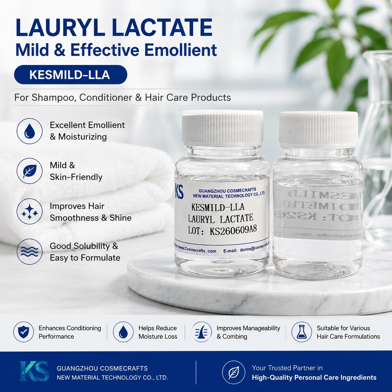 Lauryl Lactate Hair Emollient Solubilizer,MY SHOP,Lauryl Lactate Hair Emollient Solubilizer