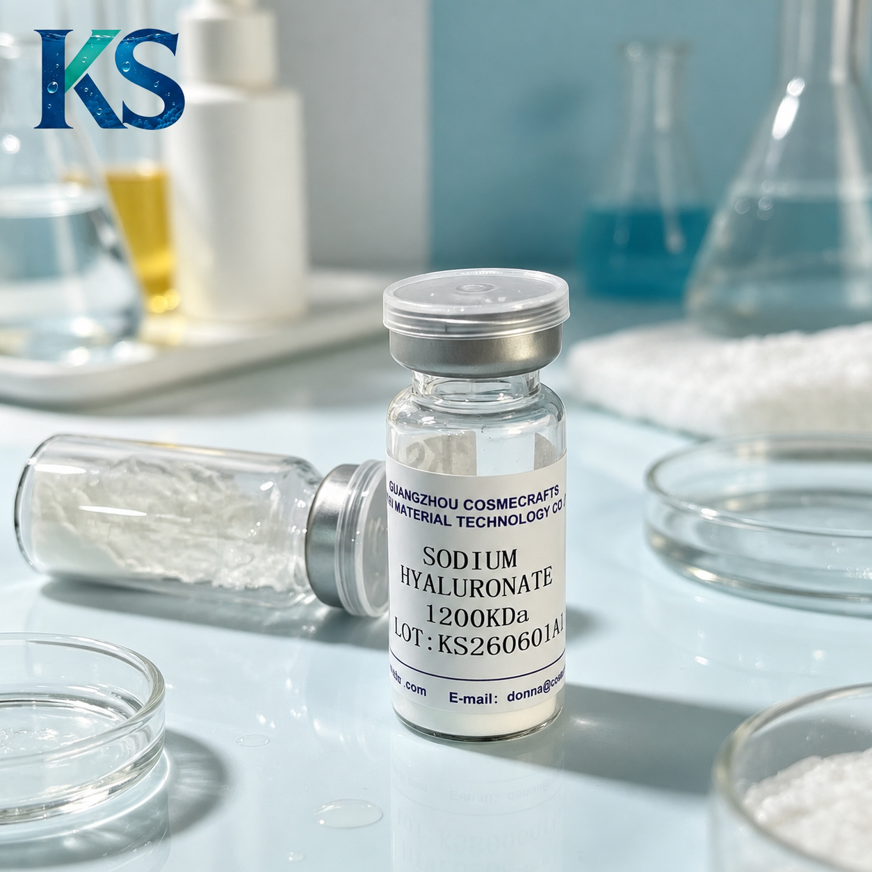 1200 kDa Sodium Hyaluronate for Hair Care,cosmecrafts,1200 kDa Sodium Hyaluronate for Hair Care