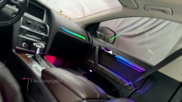 Ouchuangbo LED Ambient Light for Audi Q7 4L 2005-2015 Atmosphere Lamp Backlight Interior mood Lighting Kit ambiente 256 colors