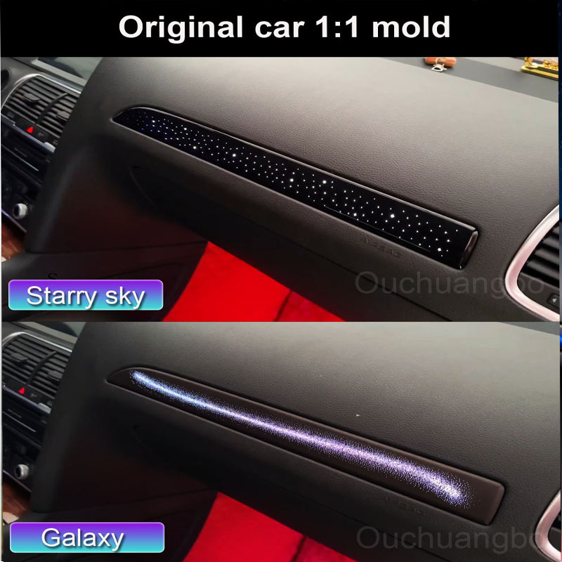 Ouchuangbo LED Ambient Light for Audi Q7 4L 2005-2015 Atmosphere Lamp Backlight Interior mood Lighting Kit ambiente 256 colors