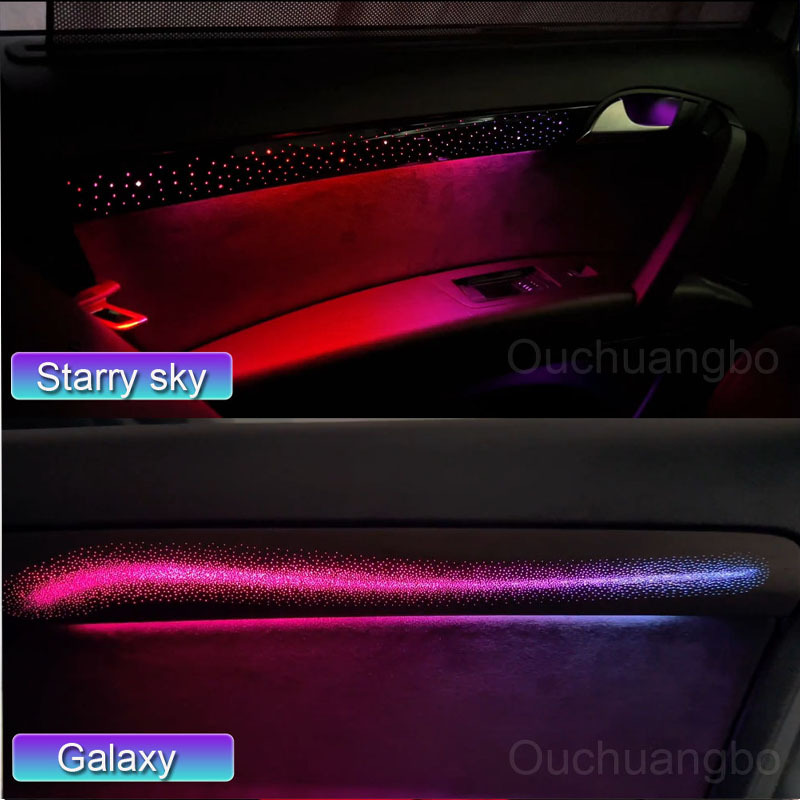 Ouchuangbo LED Ambient Light for Audi Q7 4L 2005-2015 Atmosphere Lamp Backlight Interior mood Lighting Kit ambiente 256 colors