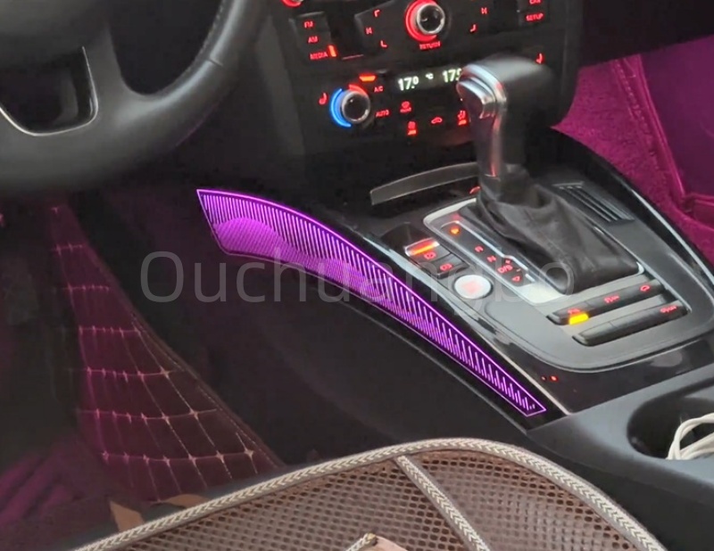 Ouchuangbo LED Ambient Light for Audi A4 B8 8rb 2009-2016 Atmosphere environmental MoodLight Lamp Interior trim Decorative lighting