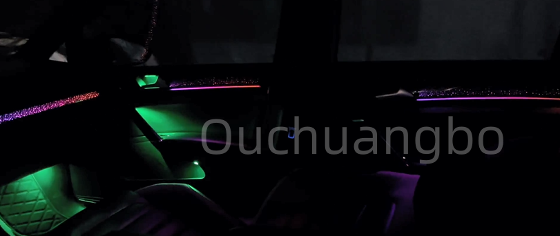 Ouchuangbo ambient light for VW Golf 7 7.5 gti gtd gte golf R MK7 7.5 tsi tcr 2013-2021 LHD RHD Atmosphere  lumiere Backlight