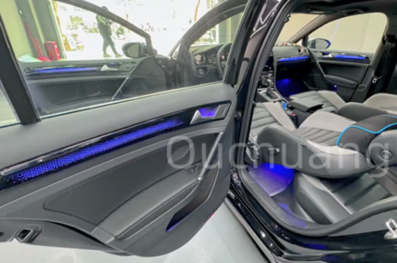 Ouchuangbo ambient light for VW Golf 7 7.5 gti gtd gte golf R MK7 7.5 tsi tcr 2013-2021 LHD RHD Atmosphere  lumiere Backlight