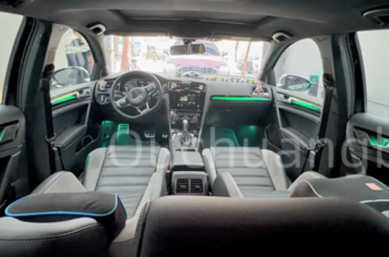 Ouchuangbo ambient light for VW Golf 7 7.5 gti gtd gte golf R MK7 7.5 tsi tcr 2013-2021 LHD RHD Atmosphere  lumiere Backlight