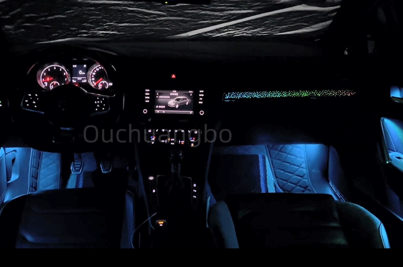 Ouchuangbo ambient light for VW Golf 7 7.5 gti gtd gte golf R MK7 7.5 tsi tcr 2013-2021 LHD RHD Atmosphere  lumiere Backlight