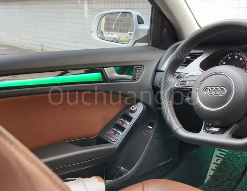 Ouchuangbo LED Ambient Light for Audi A4 B8 8rb 2009-2016 Atmosphere environmental MoodLight Lamp Interior trim Decorative lighting