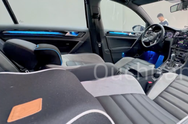 Ouchuangbo ambient light for VW Golf 7 7.5 gti gtd gte golf R MK7 7.5 tsi tcr 2013-2021 LHD RHD Atmosphere  lumiere Backlight