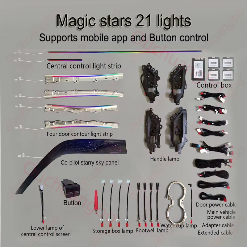 Ouchuangbo  LED Backlight For Camry 8th SE XSE XV70 XV75 2018-2023  Atmosphere Lamp Interior Ambiental Kit limousine light