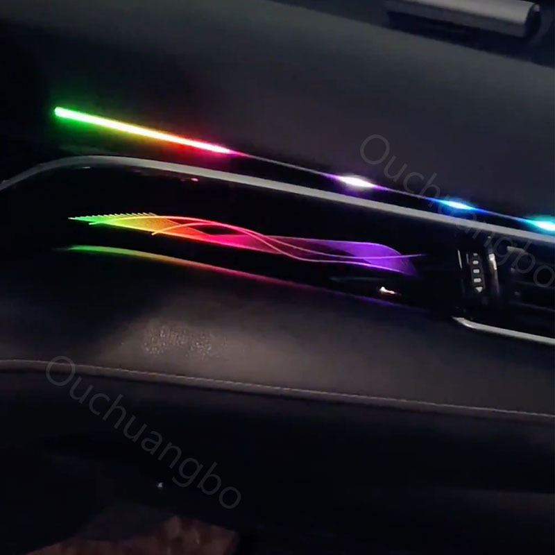 Ouchuangbo  LED Backlight For Camry 8th SE XSE XV70 XV75 2018-2023  Atmosphere Lamp Interior Ambiental Kit limousine light