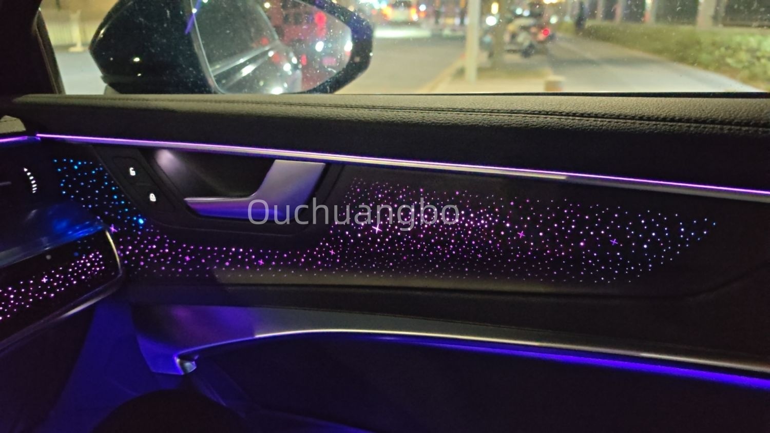 Ouchuangbo Backlight For 2019-2025  A6 C8  A7 led backlight 256 Colors environmental  Atmosphere Lamp Kit Symphony Lighting trim