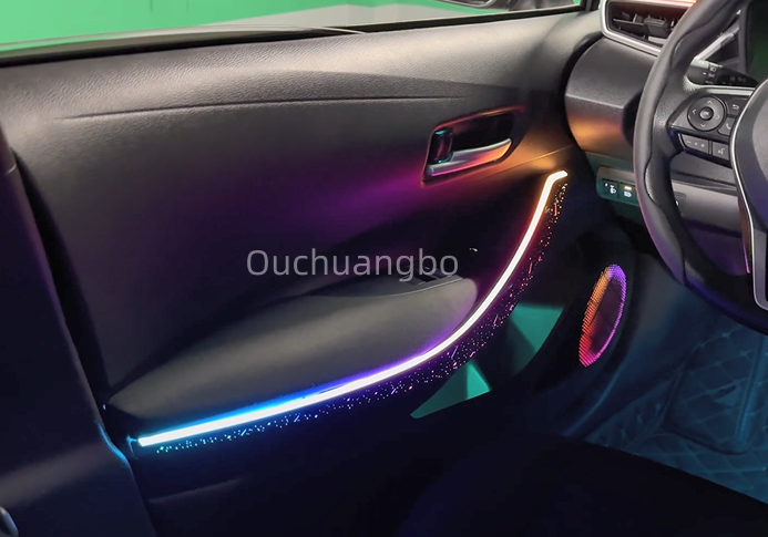 Ouchuangbo Backlight Ambient Light Kit for 2019-2024 Corolla Levin Ralink Allion Lingshang Lamp environment  Car Interior Atmosphere light