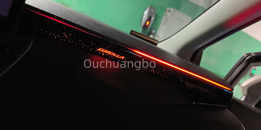 Ouchuangbo Backlight Ambient Light Kit for 2019-2024 Corolla Levin Ralink Allion Lingshang Lamp environment  Car Interior Atmosphere light