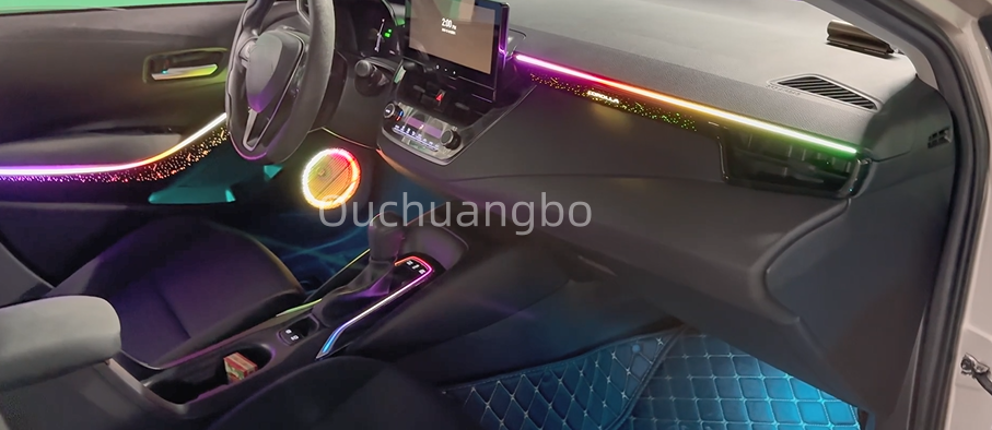 Ouchuangbo Backlight Ambient Light Kit for 2019-2024 Corolla Levin Ralink Allion Lingshang Lamp environment  Car Interior Atmosphere light
