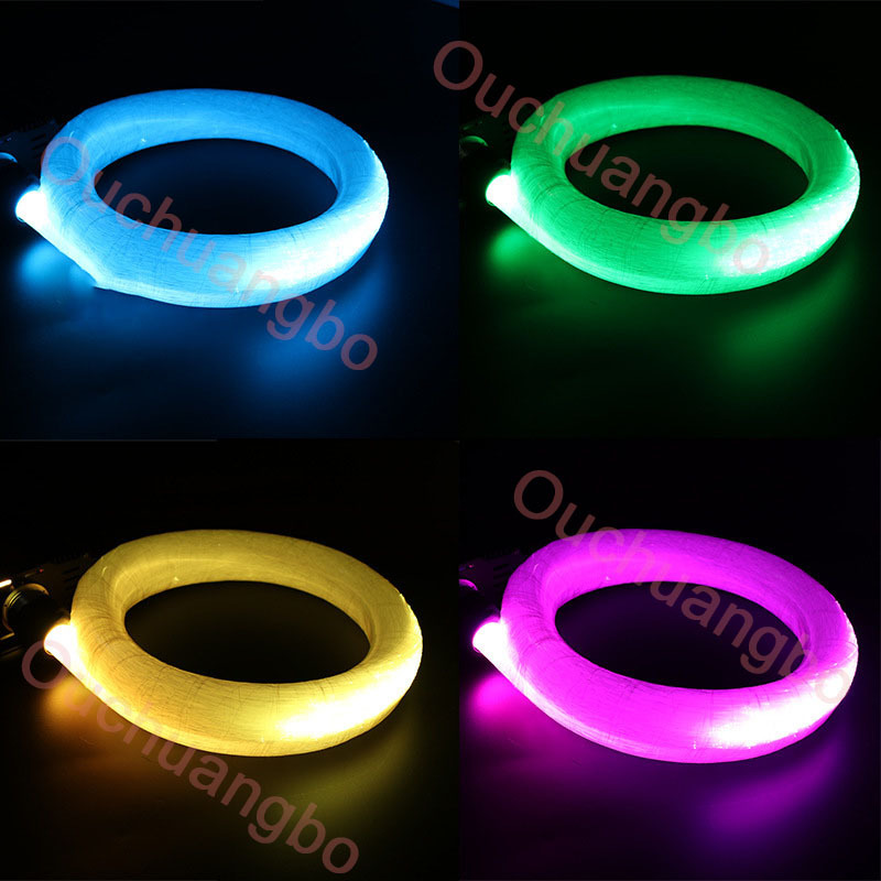 Ouchuangbo Car Interior Roof Star Light Modification RGB Flashing LED Starry Sky Meteor Kit Ceiling Headliner Twinkle Star Light for Auto