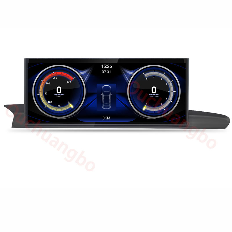 Ouchuangbo 12.3 inch Stereo For Audi A6 C6 C7 A7 2011-2018 Wireless CarPlay GPS Navi Radio Player Bluetooth Multimedia