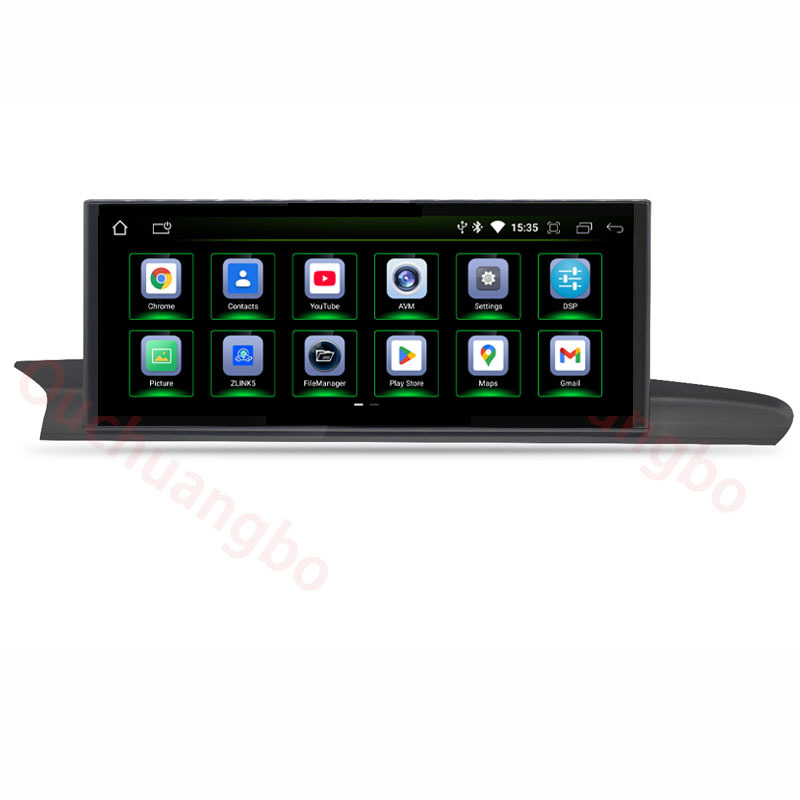 Ouchuangbo 12.3 inch Stereo For Audi A6 C6 C7 A7 2011-2018 Wireless CarPlay GPS Navi Radio Player Bluetooth Multimedia