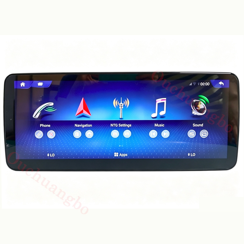 Ouchuangbo 15.6 inch Touch Screen For Benz ML W166 GL X166 2013-2015 Multimedia Display Wireless CarPlay GPS Navi Radio Player Stereo