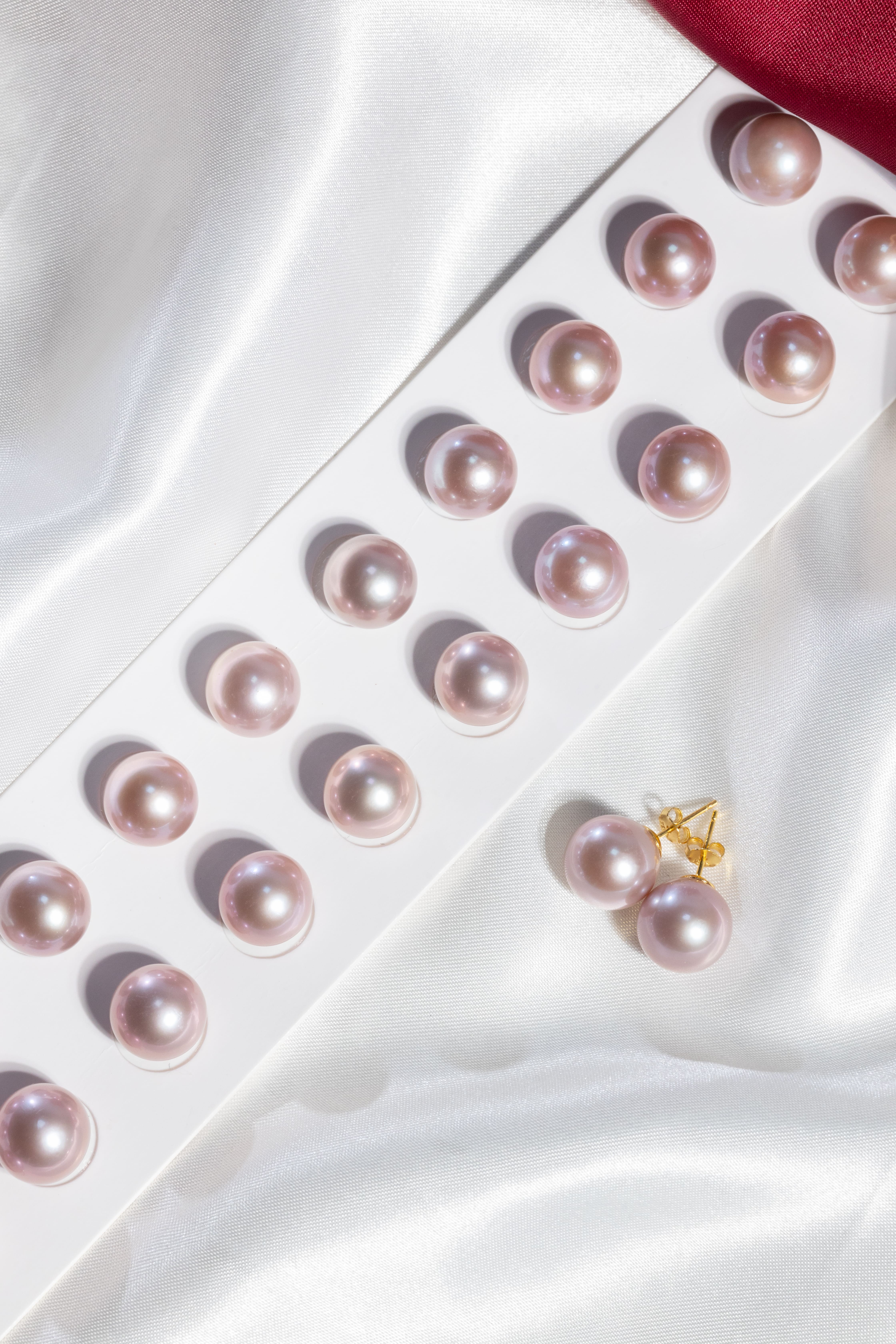 Pearls Ear ring 12~13mm