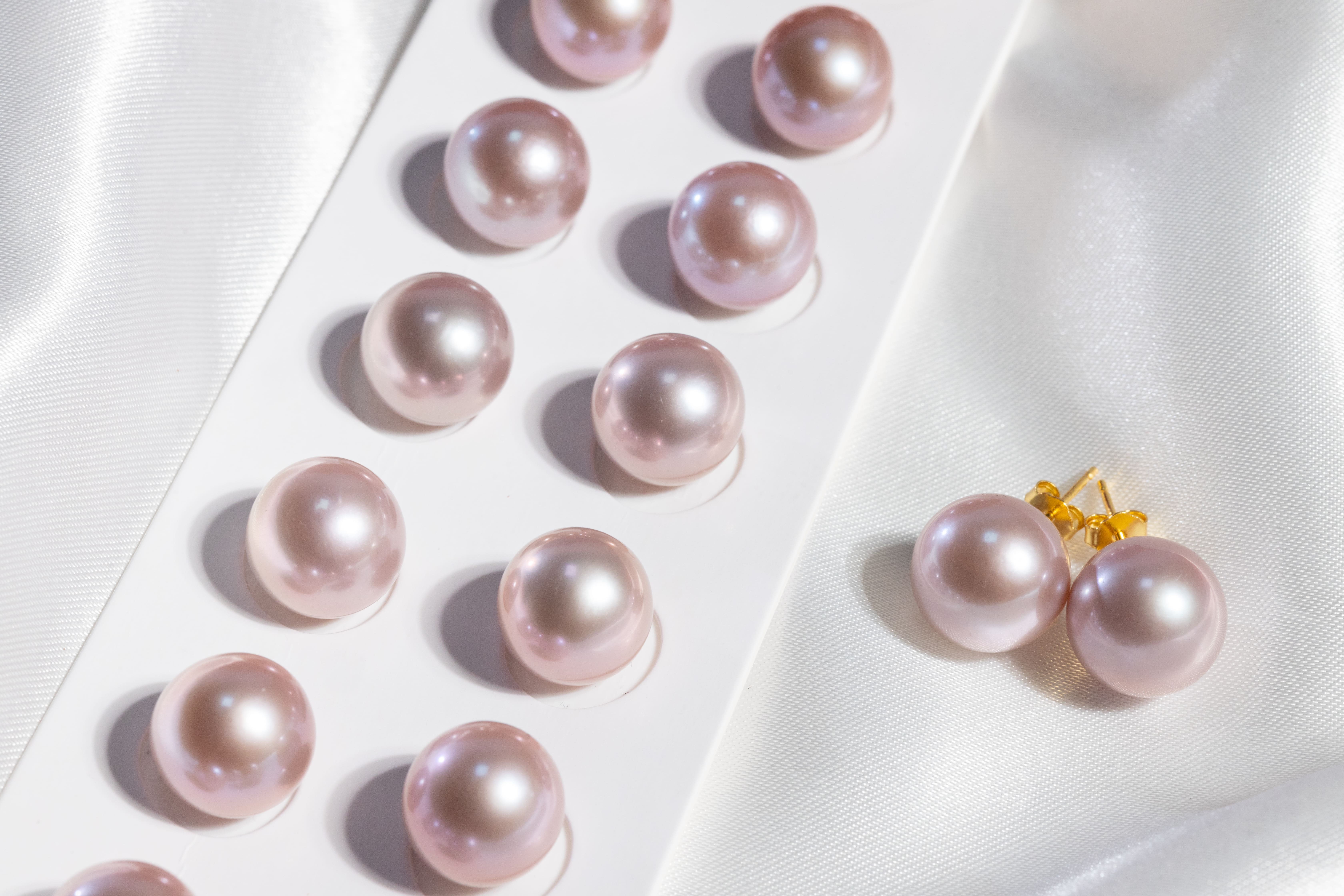 Pearls Ear ring 12~13mm