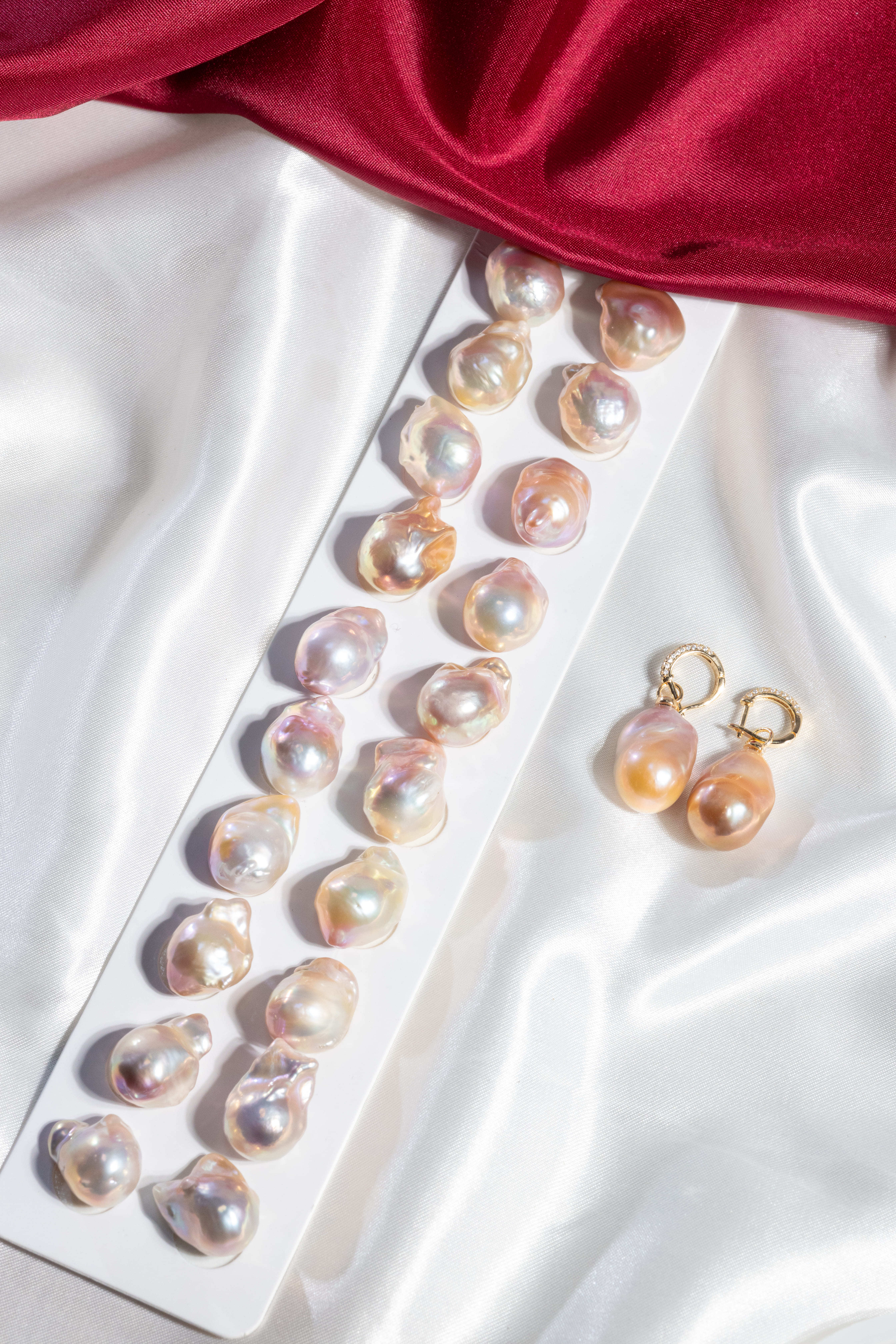 Pearls Ear ring 15~17mm
