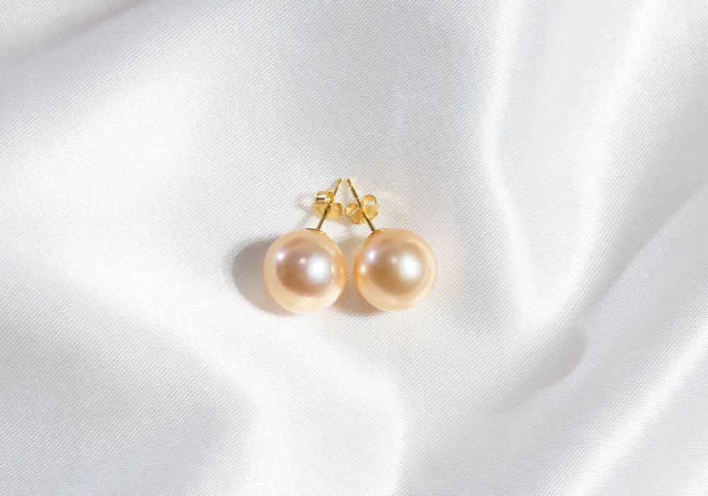 Pearls Ear ring 12~13mm