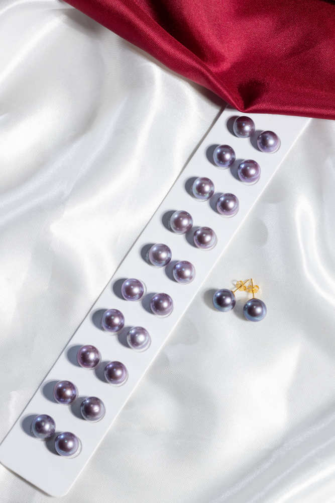 Pearls Ear ring 10~11mm