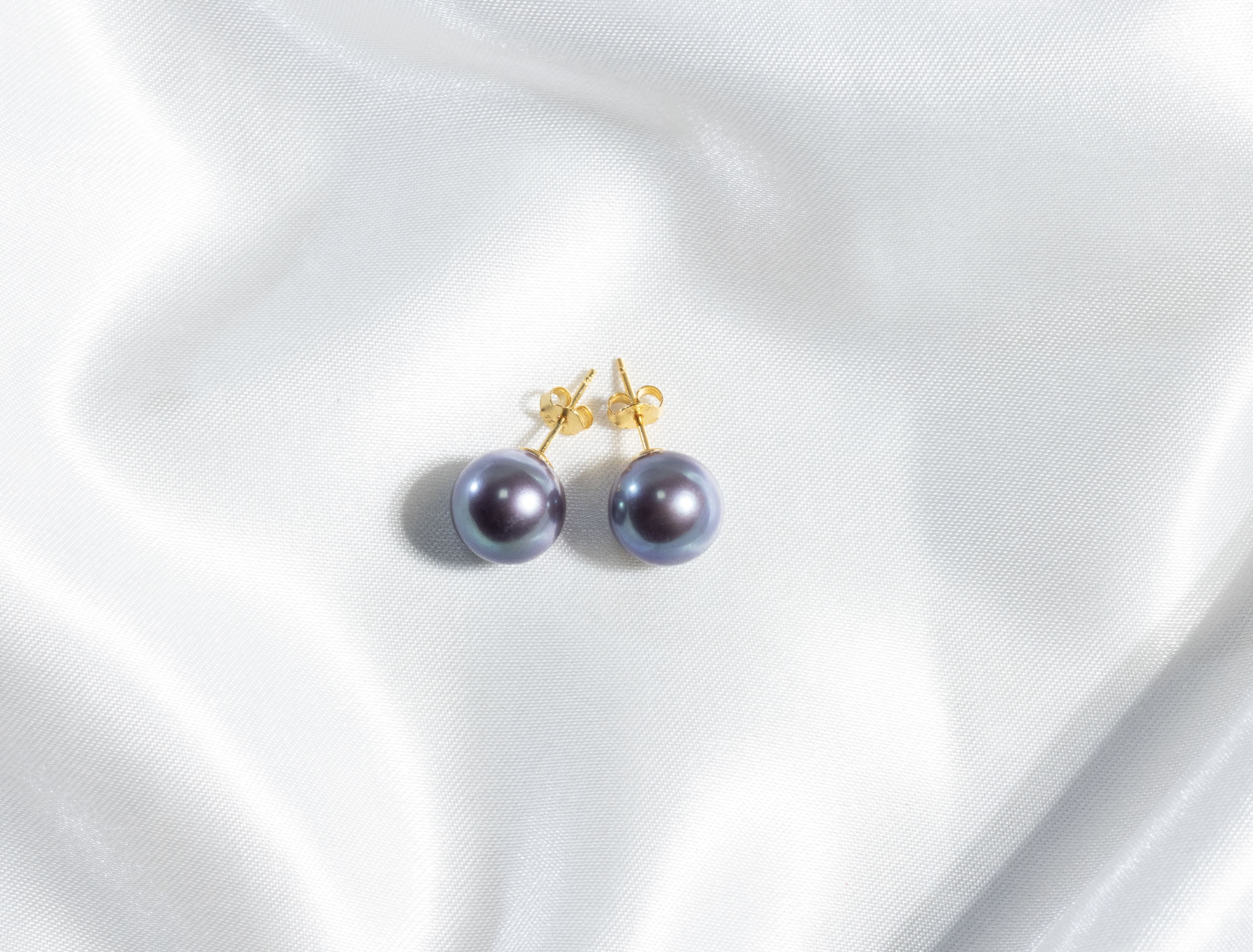 Pearls Ear ring 10~11mm