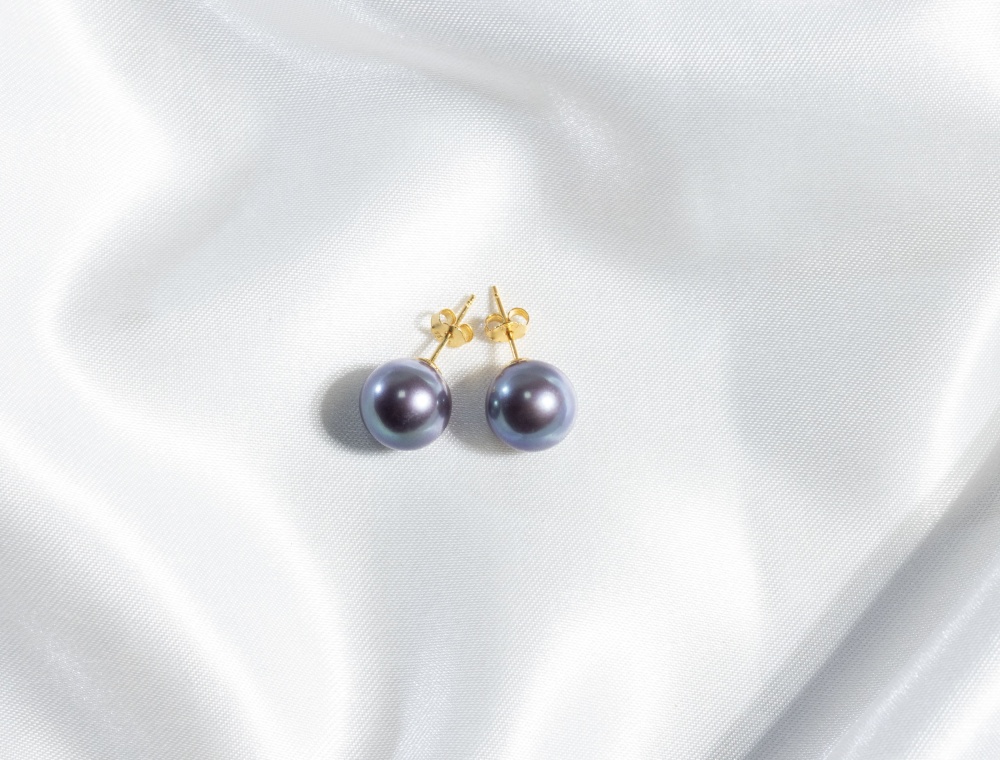Pearls Ear ring 10~11mm