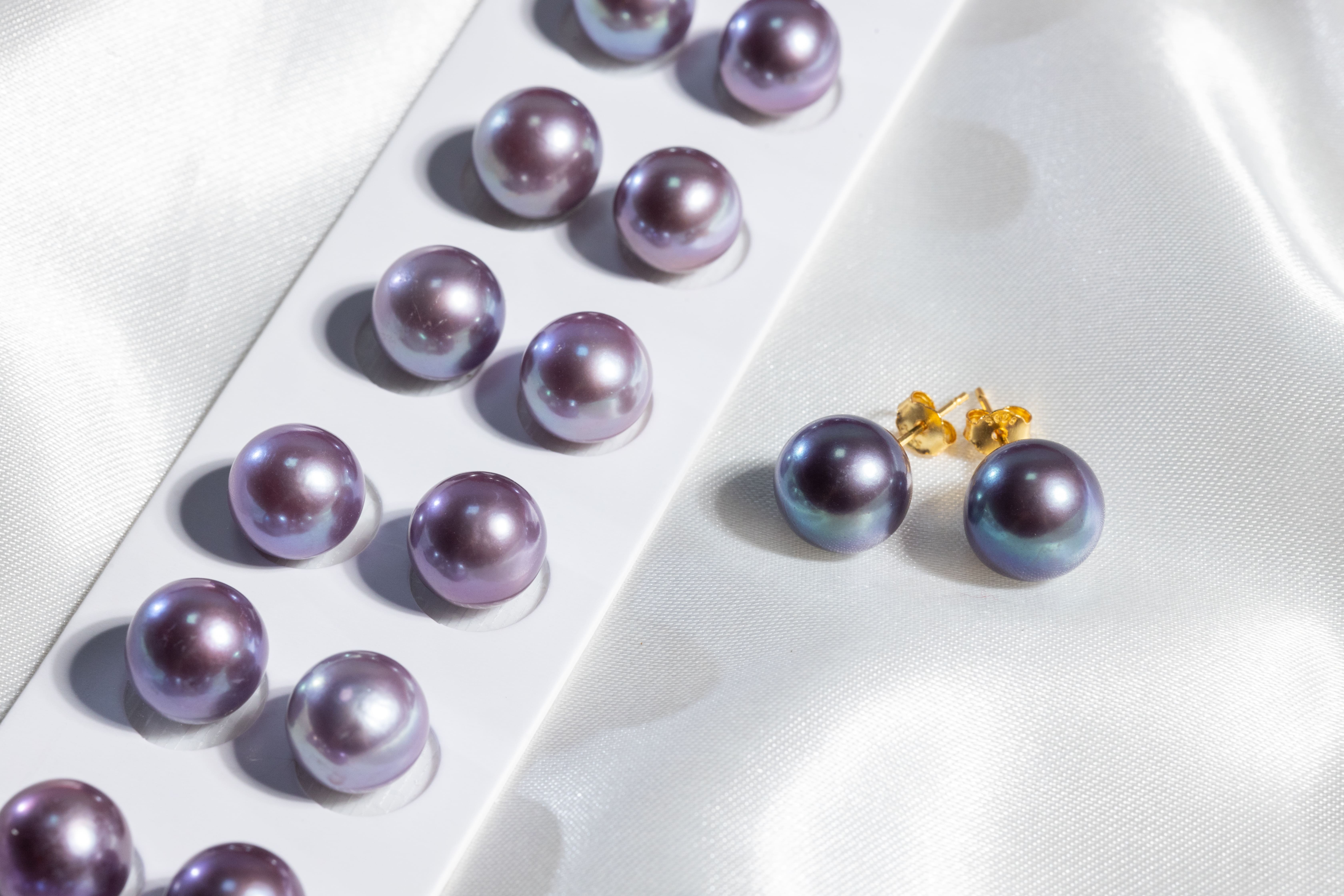 Pearls Ear ring 10~11mm