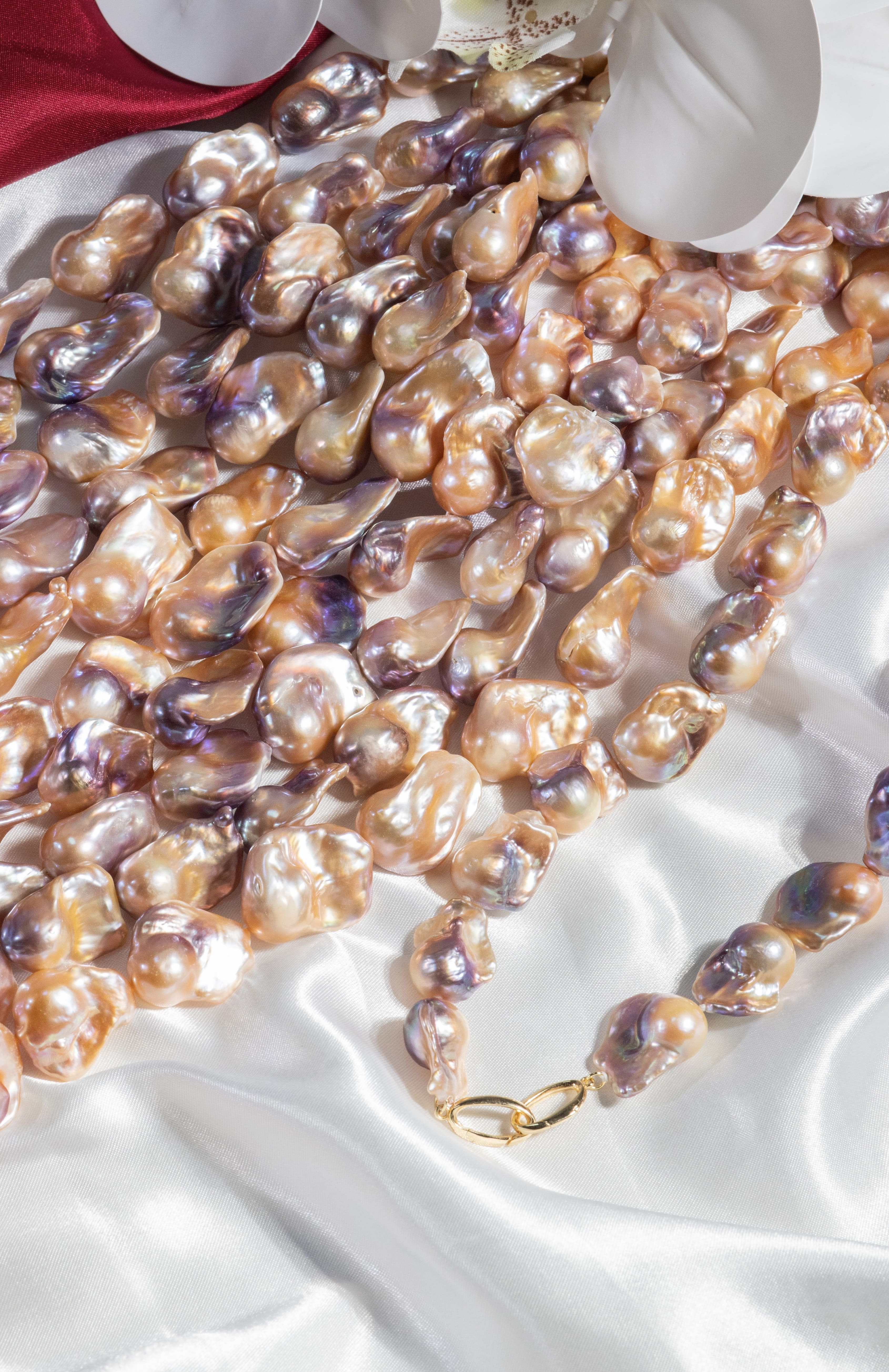 Pearl necklace 15~20mm