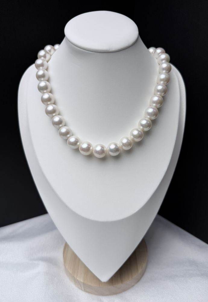 13-14mm 5A White Pearl Strand