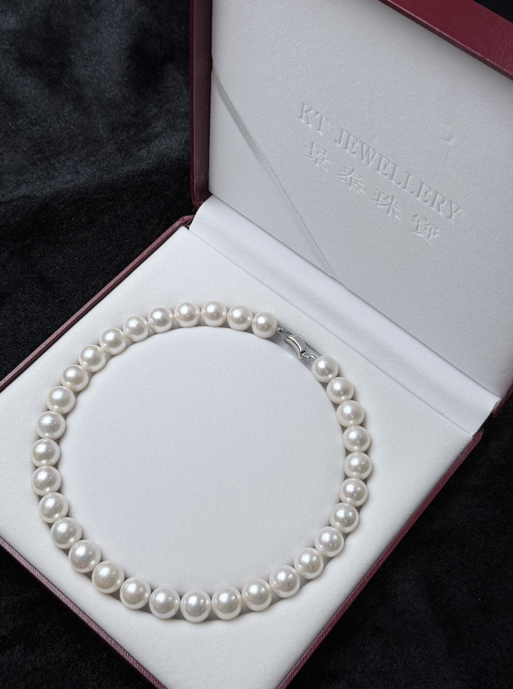 13-14mm 5A White Pearl Strand