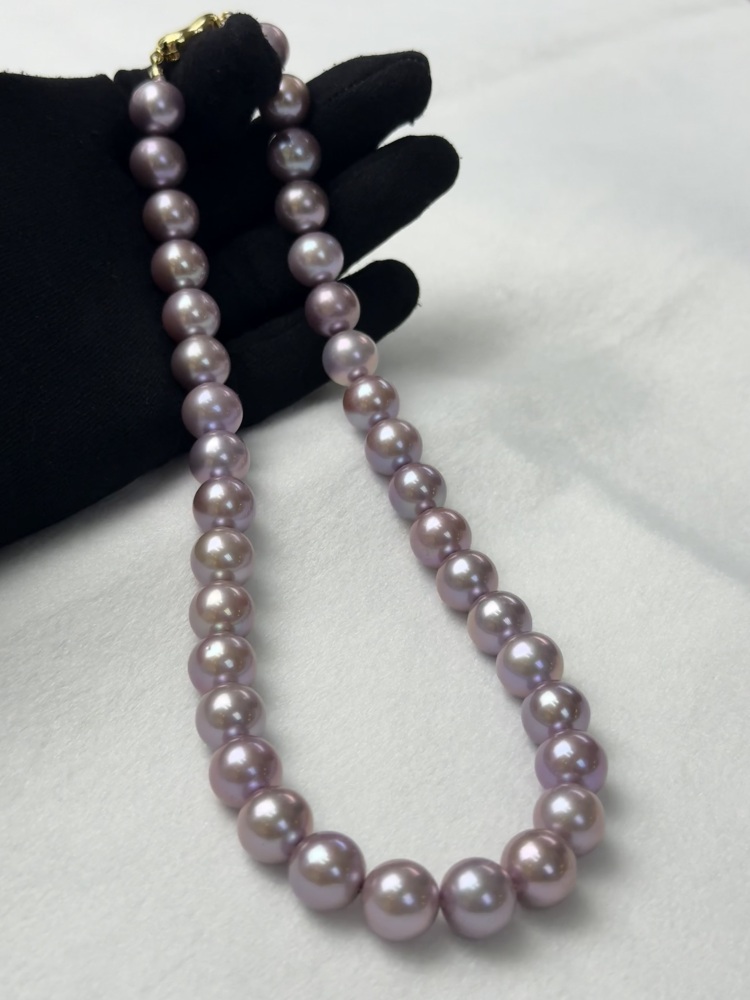 5A Natural Purple Pearl Strand 11~12mm