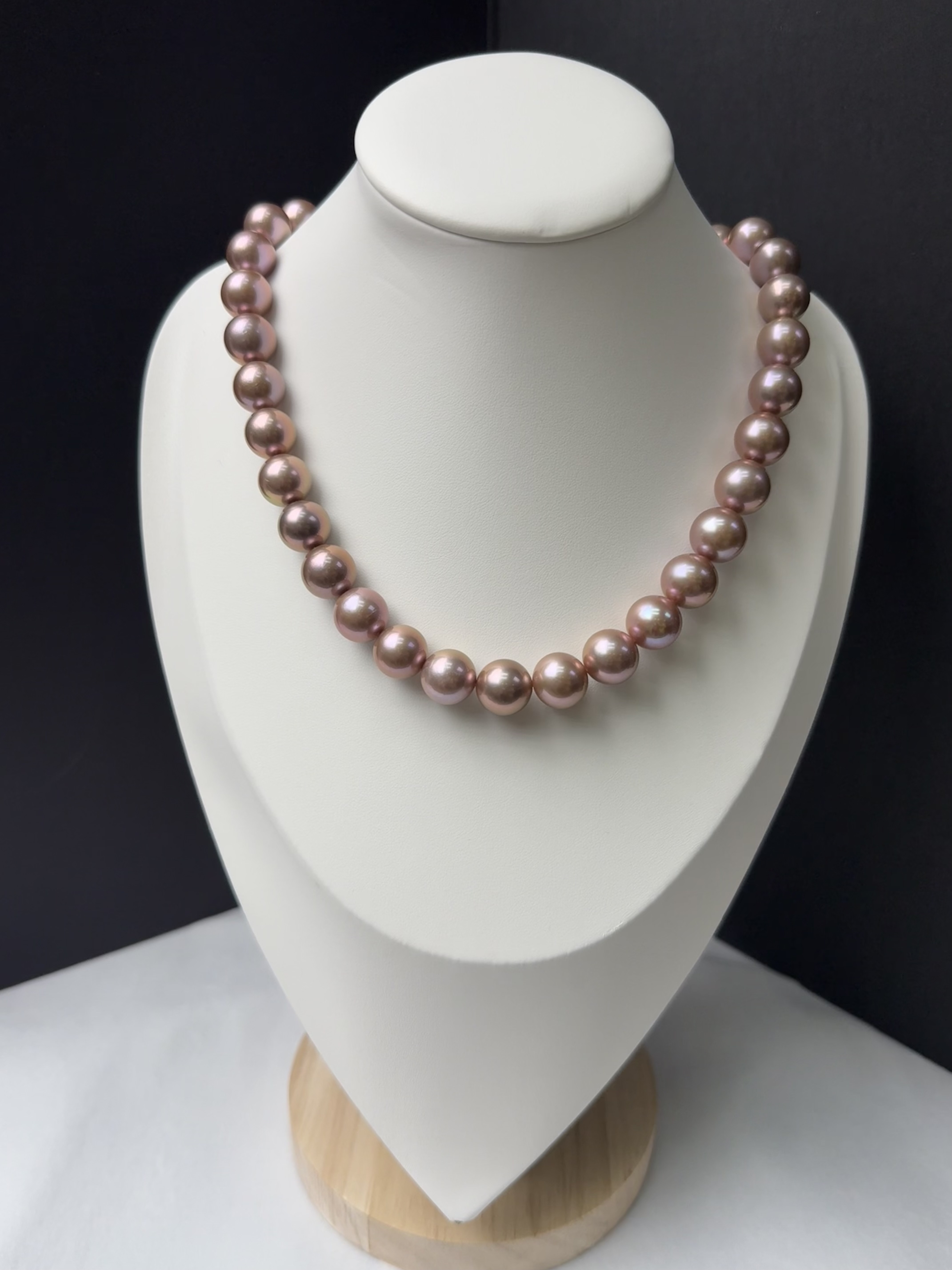 5A Natural Purple Pearl Strand 12~13mm