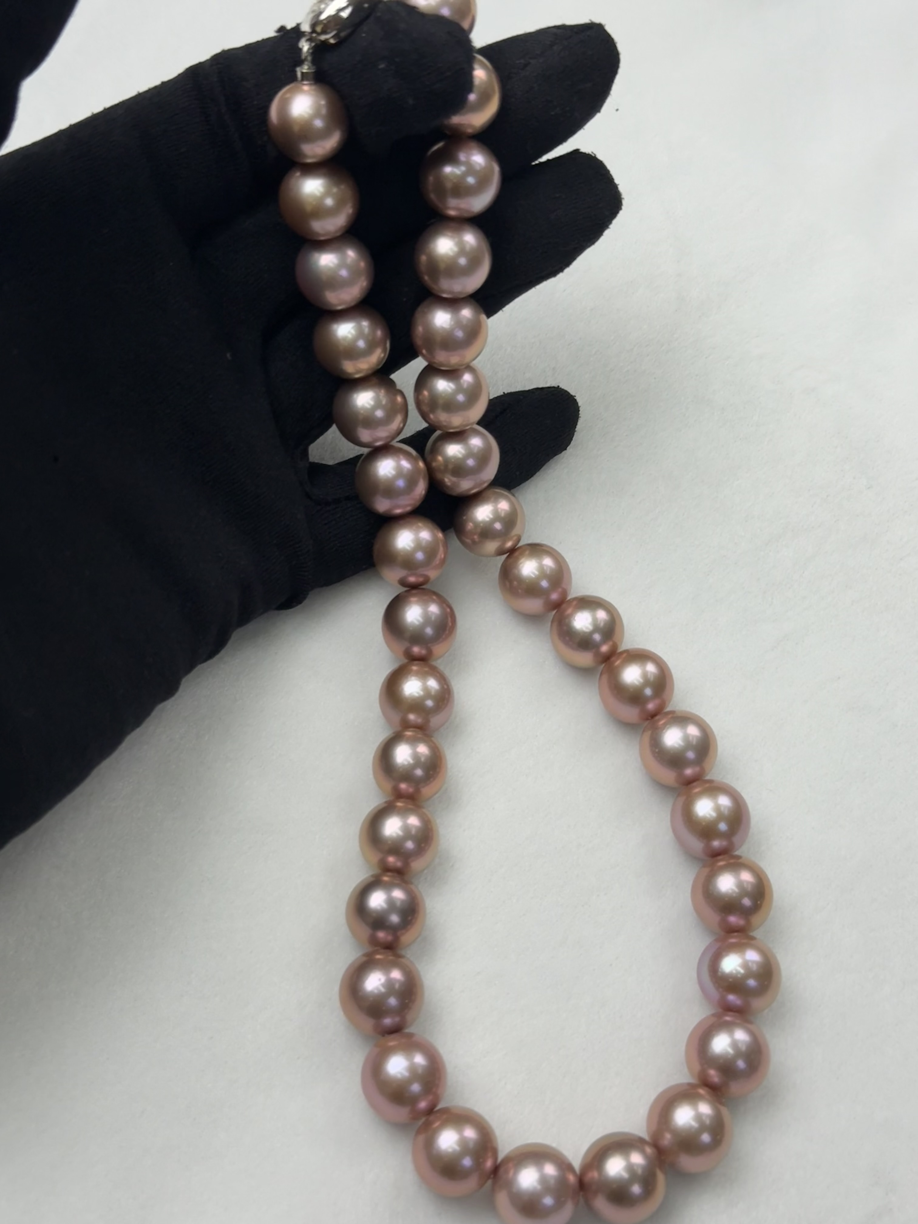 5A Natural Purple Pearl Strand 12~13mm