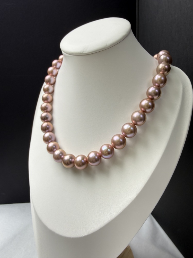 5A Natural Purple Pearl Strand 12~13mm